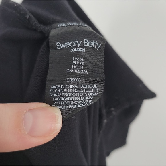 Sweaty Betty Black Wide Leg Pants XL - Picture 10 of 13